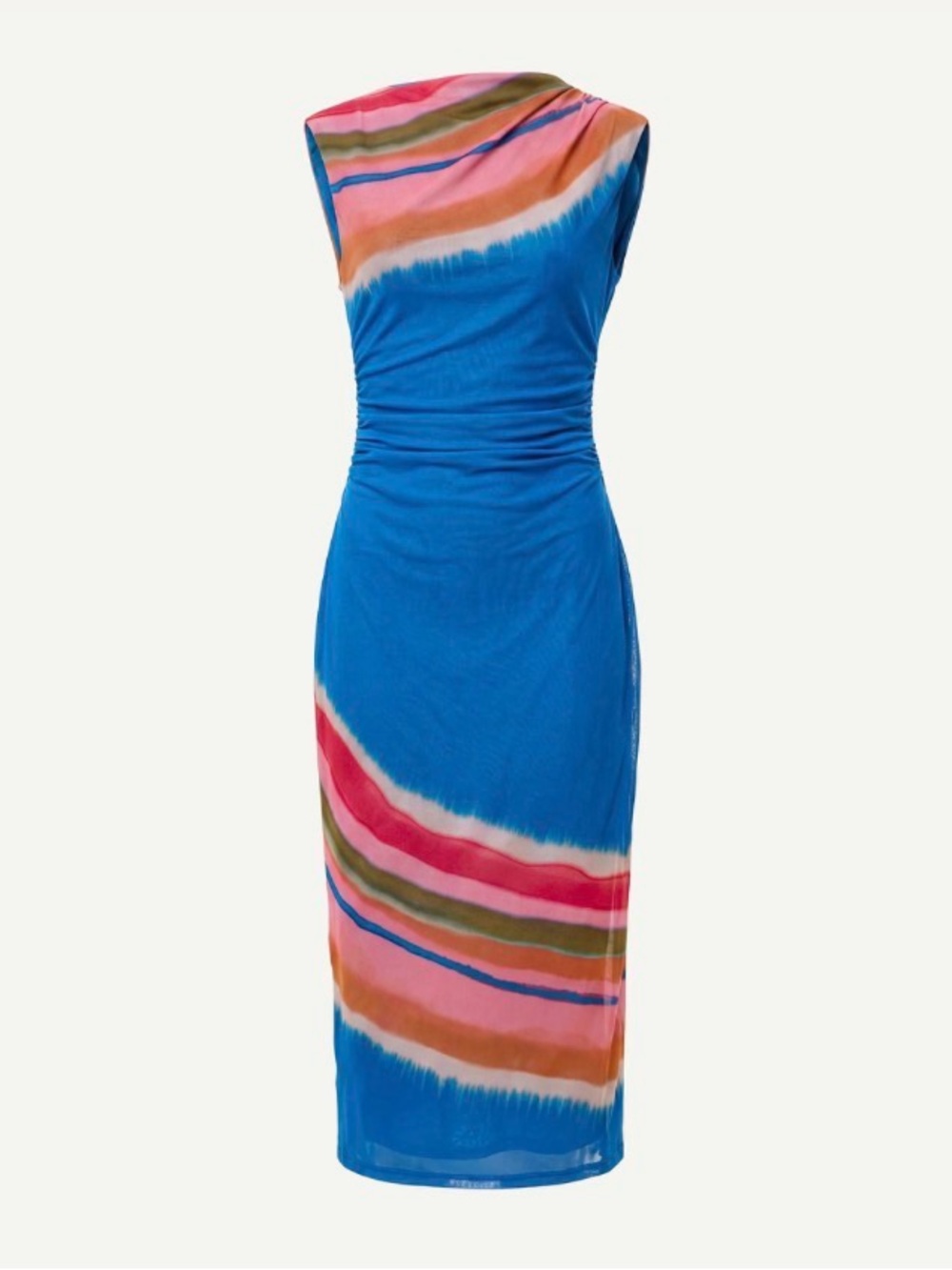 Cleobella Carrie midi dress-watercolor stripe sz small